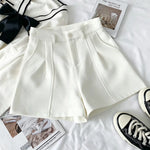Shorts de Talla Grande para Mujer, Corte A y Cintura Alta