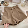 Shorts de Talla Grande para Mujer, Corte A y Cintura Alta